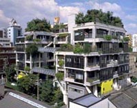 大阪ガス実験集合住宅ＮＥＸＴ２１・屋上庭園